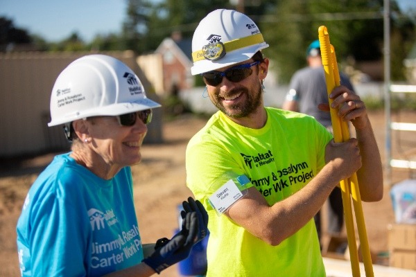 CWP volunteers smiling