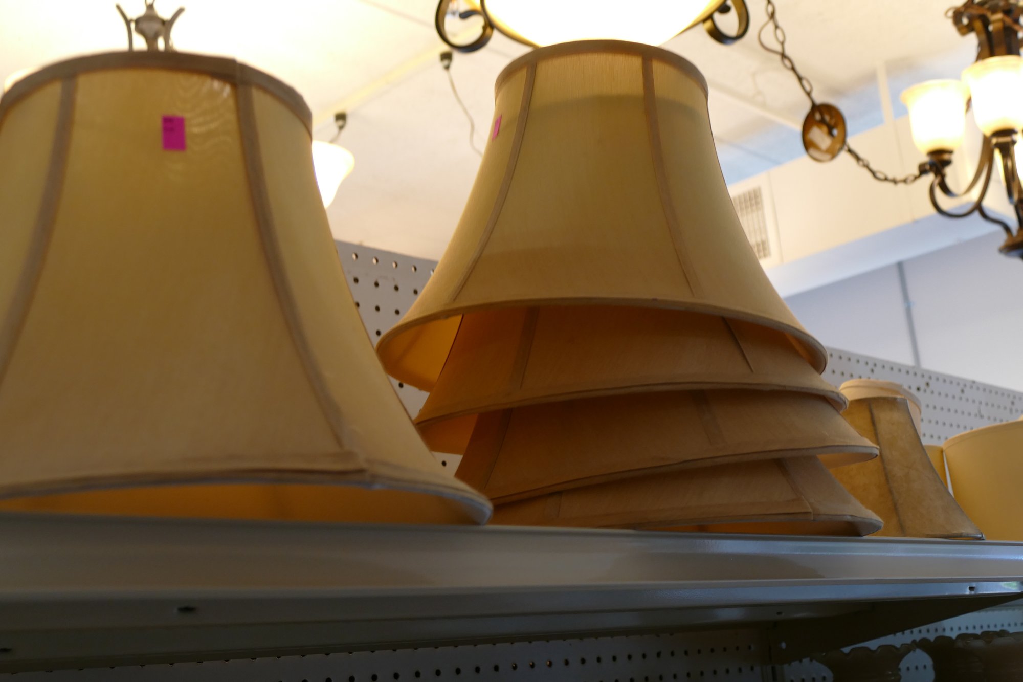Lampshades at ReStore.